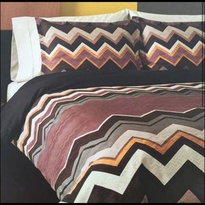 Missoni for Target Chevron Full/Queen Duvet Cover and Sham set